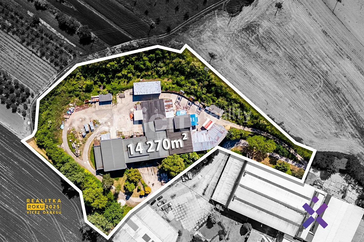 Prodej výrobní haly, prostoru 1837 m²